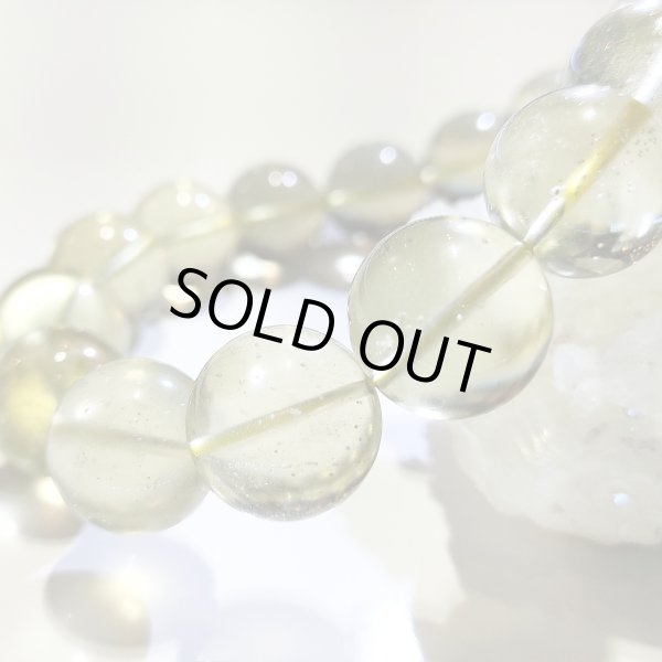 画像5: ★送料無料★ 存在感あり！クリストバライト入りリビアングラス14mmブレスレット (5)