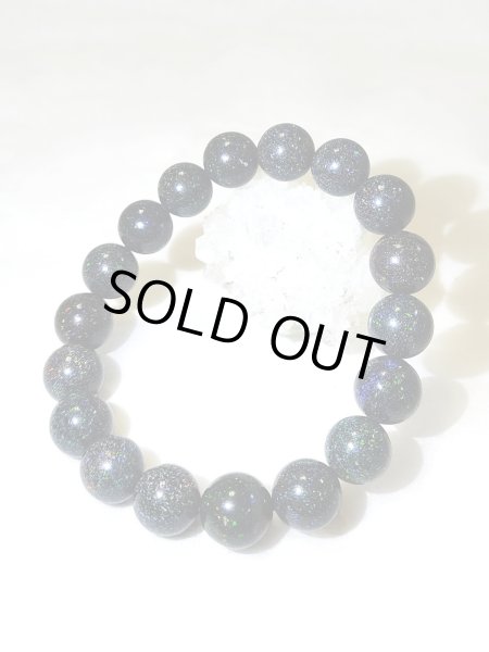 画像4: ★送料無料★ 光と影の相乗効果が魅力 ！ ブラックオパール12mmブレスレット (4)