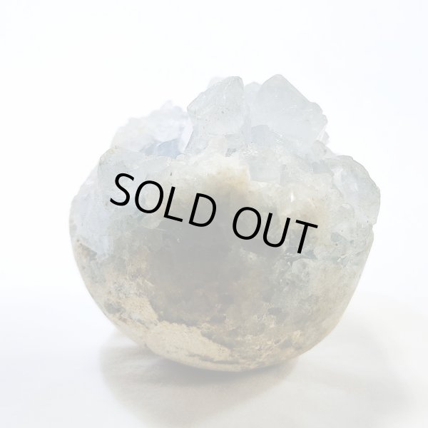 画像4: ★送料無料★ 丸い形が可愛いセレスタイト原石(2) (4)