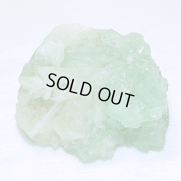 画像6: ★送料無料★ 希少な緑色の美結晶！グリーンアポフィライト原石(22) (6)