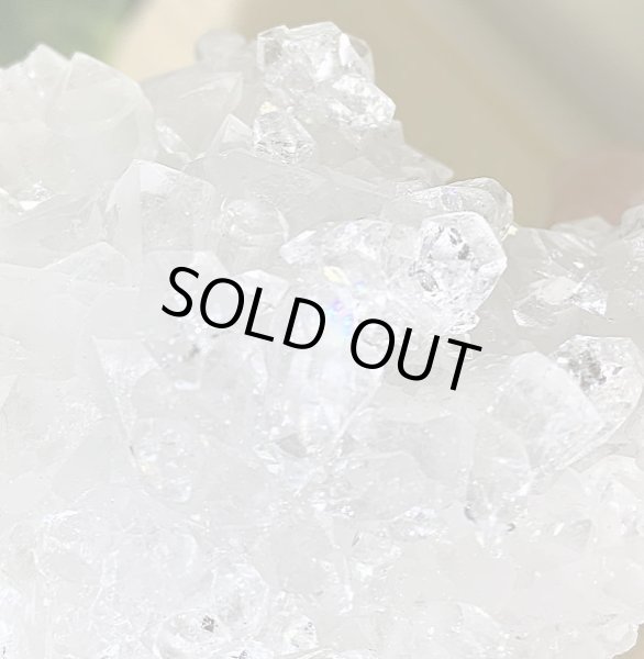 画像3: ★送料無料★ キラキラホワイトの美結晶！アポフィライト原石(23) (3)