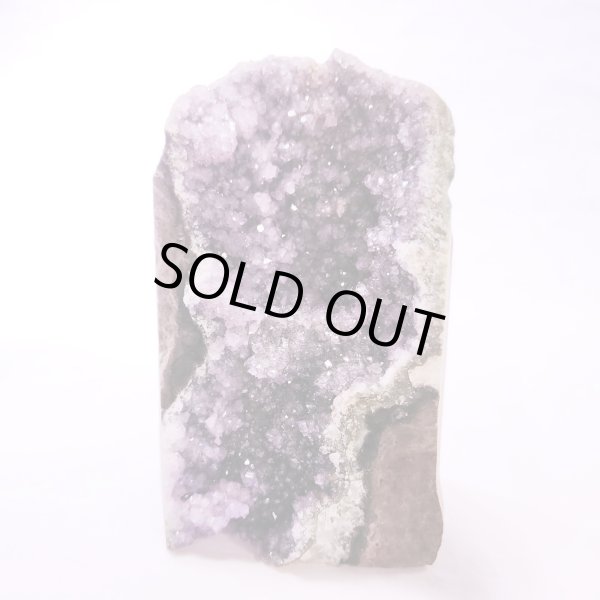 画像2: ★送料無料★ 優しい紫色の小さな結晶たち！ウルグアイ・フラワーアメジスト原石(24) (2)