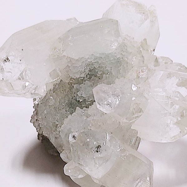 画像4: ★送料無料★ アポフィライト特有の結晶が集まった！アポフィライト原石(33) (4)