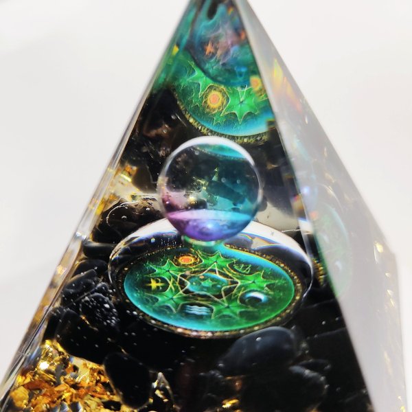 画像3: ★送料無料★ そばに置いておくだけで可愛くて癒されるオルゴナイト（ブラックタイプ）(37) (3)