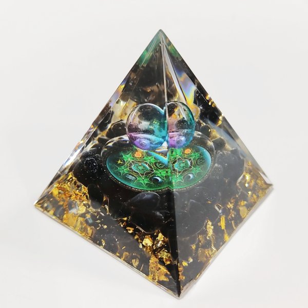 画像2: ★送料無料★ そばに置いておくだけで可愛くて癒されるオルゴナイト（ブラックタイプ）(37) (2)