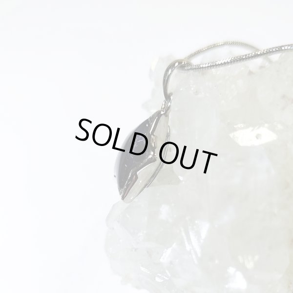 画像4: ★送料無料★ 宇宙に思いを馳せる！ ブルーギベオン隕石スターペンダント(48) (4)