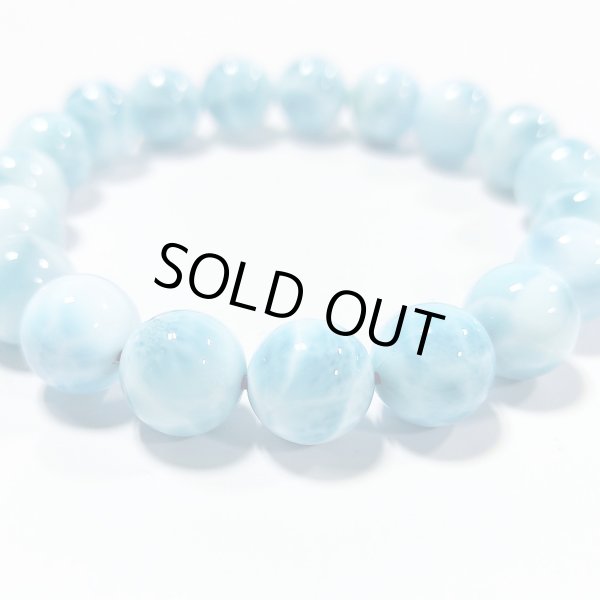 画像2: ★送料無料★ 見る人を惹きつけてやまない！ ラリマー10mmブレスレット(45) (2)