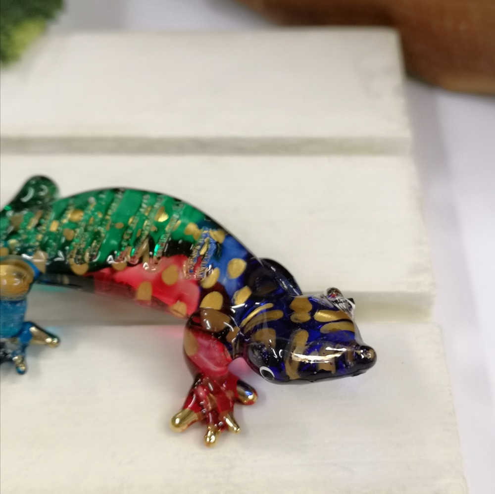 Thaivetro タイべトロ ガラス ヤモリ 天然石 輸入雑貨店 ワールドコレクション